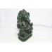Handmade Natural Jade green stone god ganesh idol Figure 2605 Gr